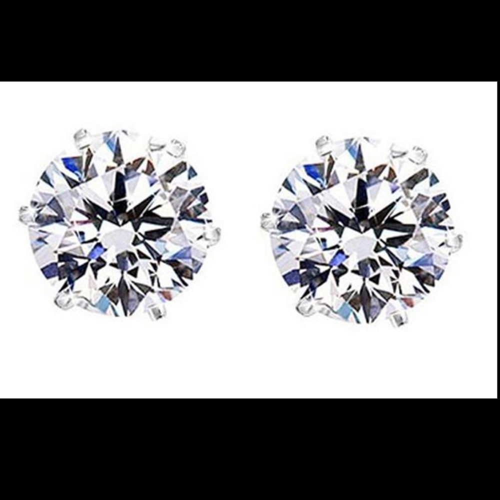 2ct Swarovski Crystal Earrings